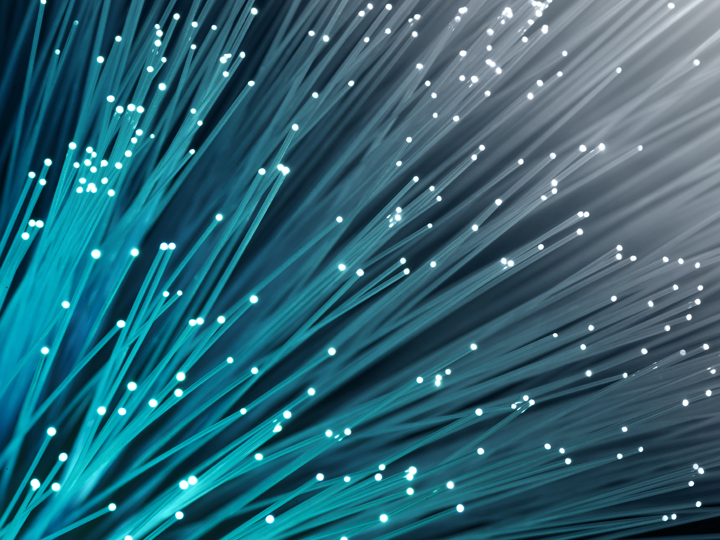 Fibre-optic strands representing broadband connectivity